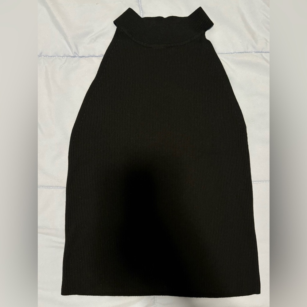 Zara Black Knit Top